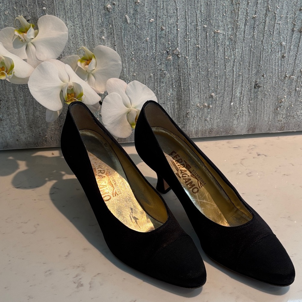 Salvatore Ferragamo Black Heels